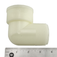 ELBOW, STREET, 1-1/2"NPT, NYLON