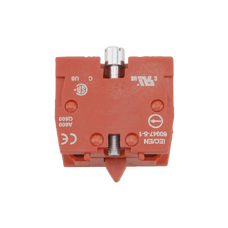 CONTACT BLOCK, NC, PANEL MOUNT, 22MM