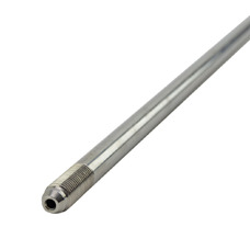 NIPPLE, 3/8 OD X.125 ID X 63.50 LG, CONED & THRE ADED