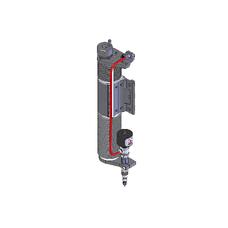 INSTALLATION, MOTO-Z-AXIS ASSY, SCISSOR PLUMBING OMAX