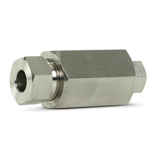 Straight Reducer Coupling, 1/4-in. Female to 9/16-in.
Female Straight Reducer Coupling, 1/4-in. Female to 9/16-in.
Female